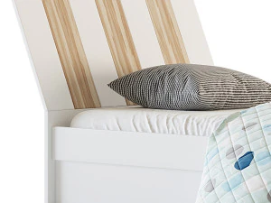 Bed Tomy Niki Lucas Oak A11 3D Model