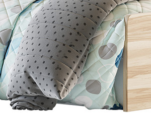 Bed Tomy Niki Lucas Oak A11 3Dモデル