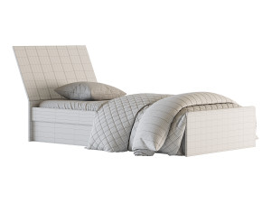 Bed Tomy Niki Lucas Oak A11 3Dモデル