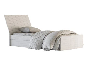 Bed Tomy Niki Lucas Oak A11 3D Model