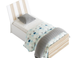 Bed Tomy Niki Lucas Oak A11 3Dモデル