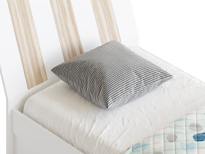 Bed Tomy Niki Lucas Oak A11 3Dモデル