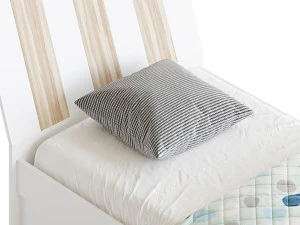 Bed Tomy Niki Lucas Oak A11 3D Model