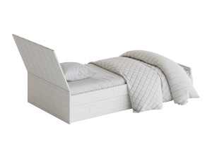 Bed Tomy Niki Lucas Oak A11 3Dモデル