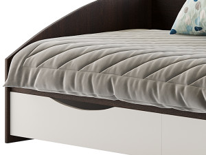 Single bed Olymp-furniture Fairy-3 Modelo 3D