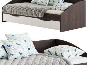 Single bed Olymp-furniture Fairy-3 Modelo 3D