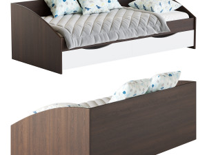 Single bed Olymp-furniture Fairy-3 Modelo 3D