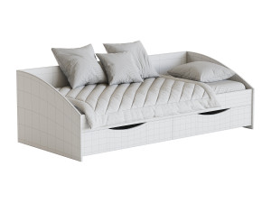 Single bed Olymp-furniture Fairy-3 Modelo 3D