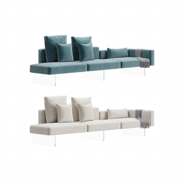 Air sofa 3D-Modell .c4d .max .obj .3ds .fbx .stl .blend 
