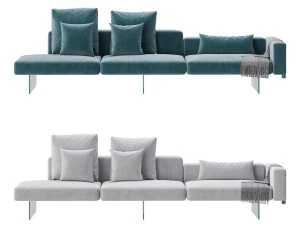 Divano ad aria Modello 3D