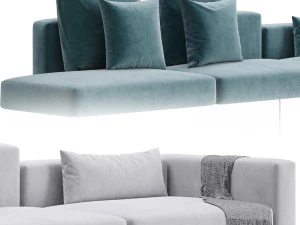 Divano ad aria Modello 3D