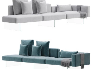 Divano ad aria Modello 3D