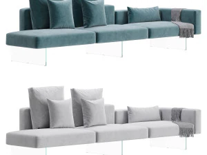 Divano ad aria Modello 3D