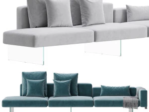 Divano ad aria Modello 3D