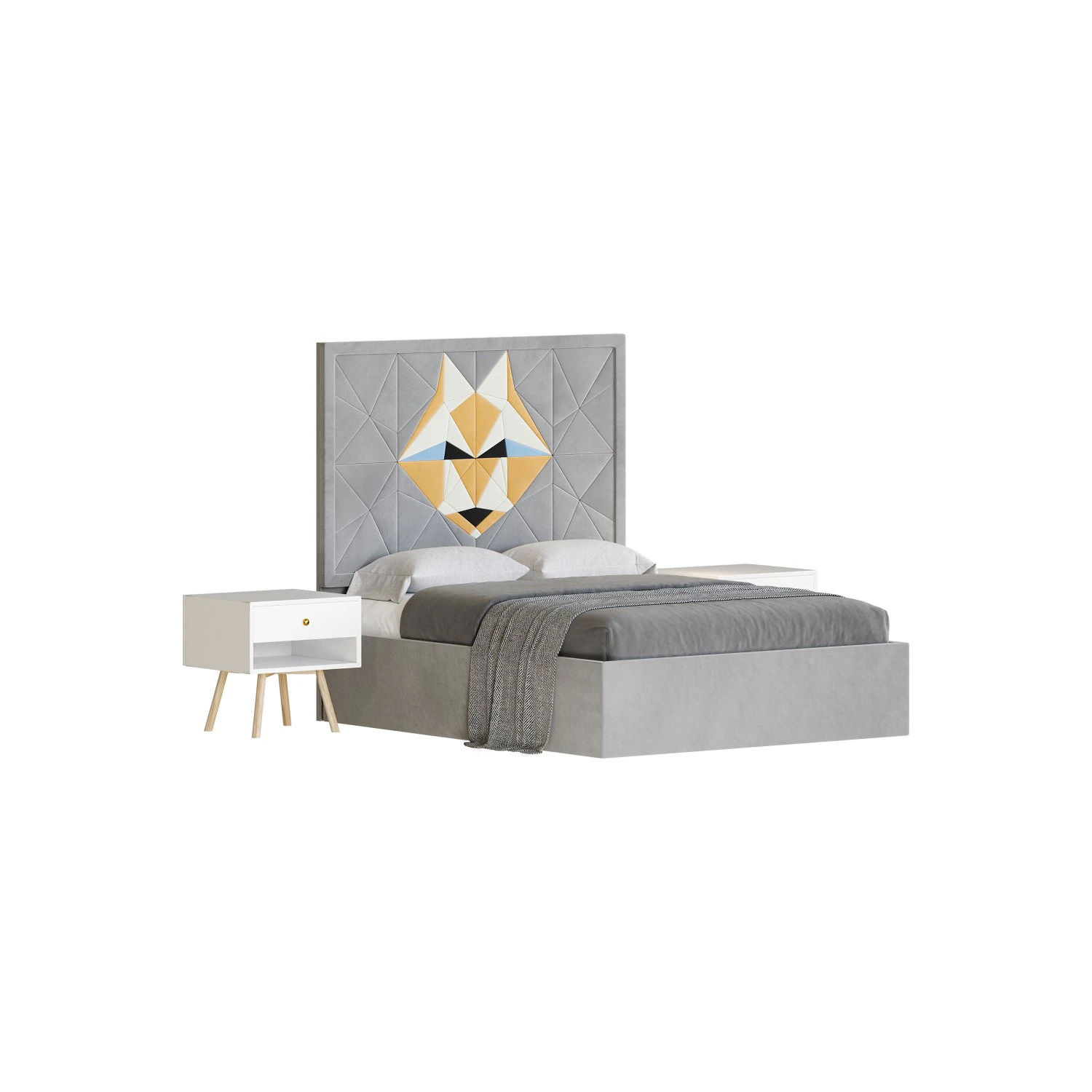 Letto Akela per bambini Modello 3D .c4d .max .obj .3ds .fbx .stl .blend 