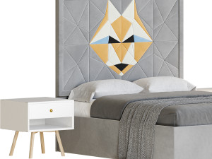 Bed Akela kids 3D Model