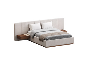 American Queen Size Bed Modèle 3D