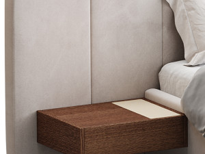 American Queen Size Bed Modelo 3D