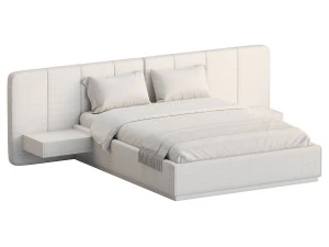 American Queen Size Bed 3D Model