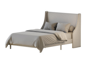 Amolife Upholstered Bed 3Dモデル