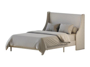 Amolife Upholstered Bed 3D Model
