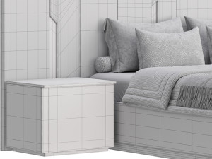 Badhir bed 3D Model