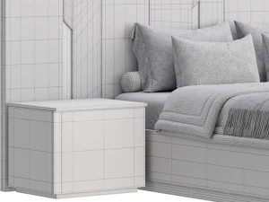 Badhir bed 3D Model