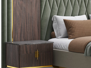 Batha bed 3D 模型