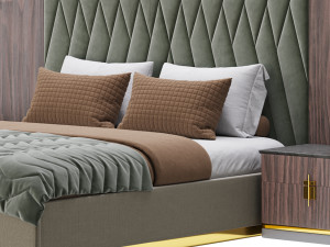 Batha bed 3D 模型
