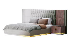 Batha bed 3D 模型
