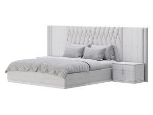 Batha bed 3D 模型