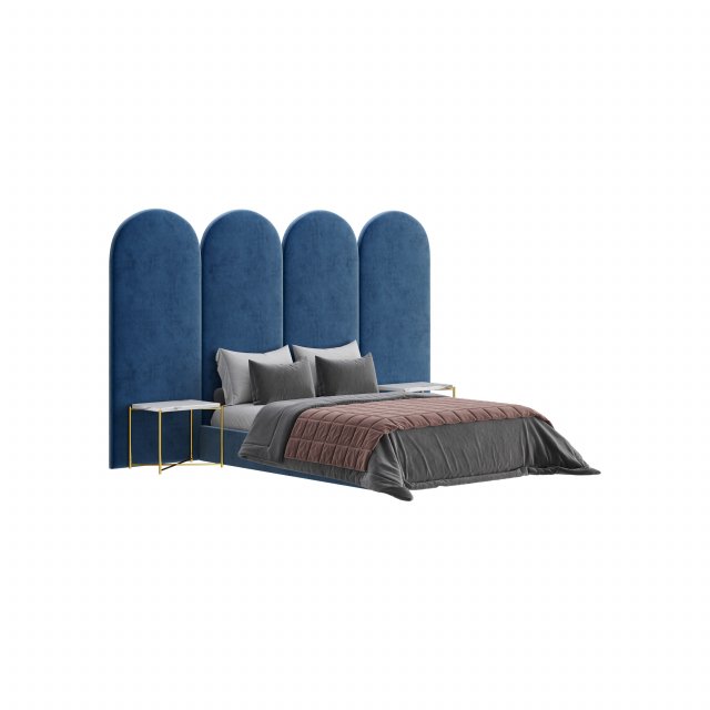 Bed ALBA 3D Модель .c4d .max .obj .3ds .fbx .stl .blend