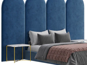 Letto ALBA Modello 3D