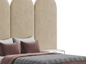 Letto ALBA Modello 3D