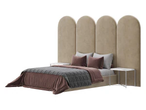 Letto ALBA Modello 3D