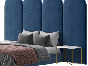 Letto ALBA Modello 3D