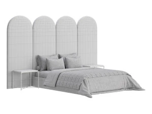 Letto ALBA Modello 3D