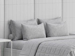 Letto ALBA Modello 3D