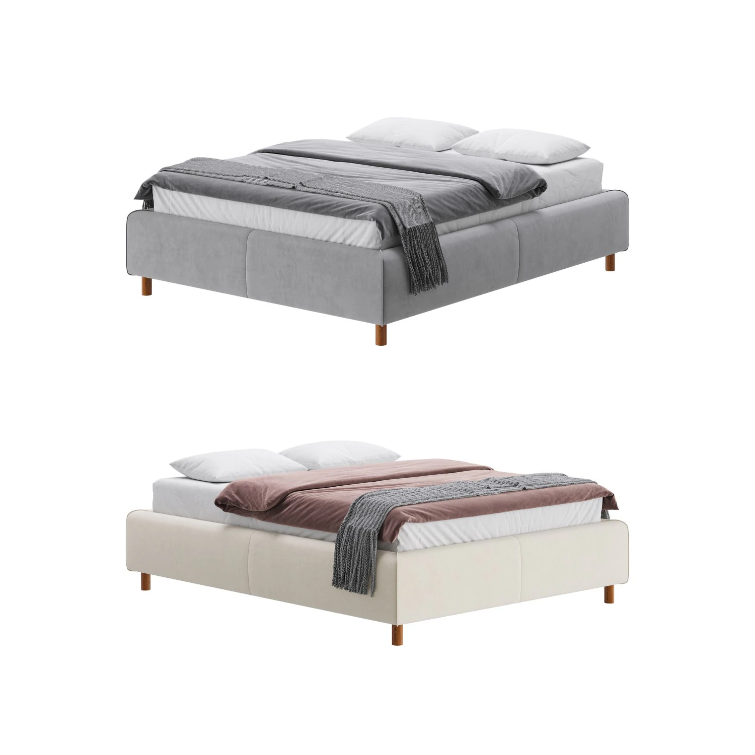 Bed ODRI 3D Model .c4d .max .obj .3ds .fbx .stl .blend