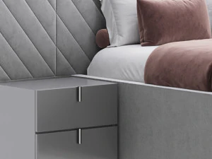 Bed REGENCY White 3D Model