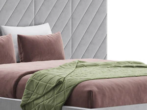 Bed REGENCY White 3D Model