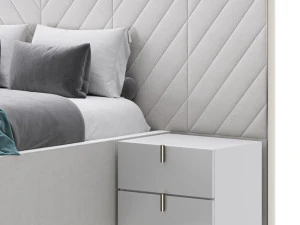 Bed REGENCY White 3D Model