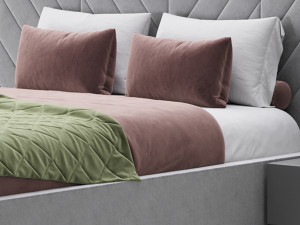 Bed REGENCY White Model 3D