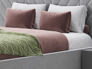 Bed REGENCY White 3D Model