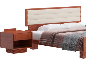 Bed SCACCHI 3D Model