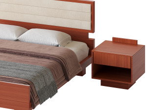Bed SCACCHI 3D Model