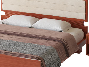 Bed SCACCHI 3D Model