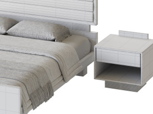 Bed SCACCHI 3D Model