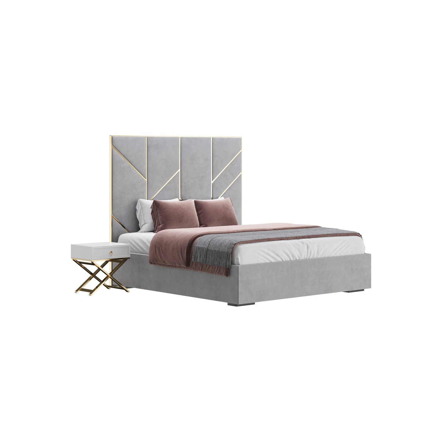 Cama VISTA 2 Modelo 3D .c4d .max .obj .3ds .fbx .stl .blend 
