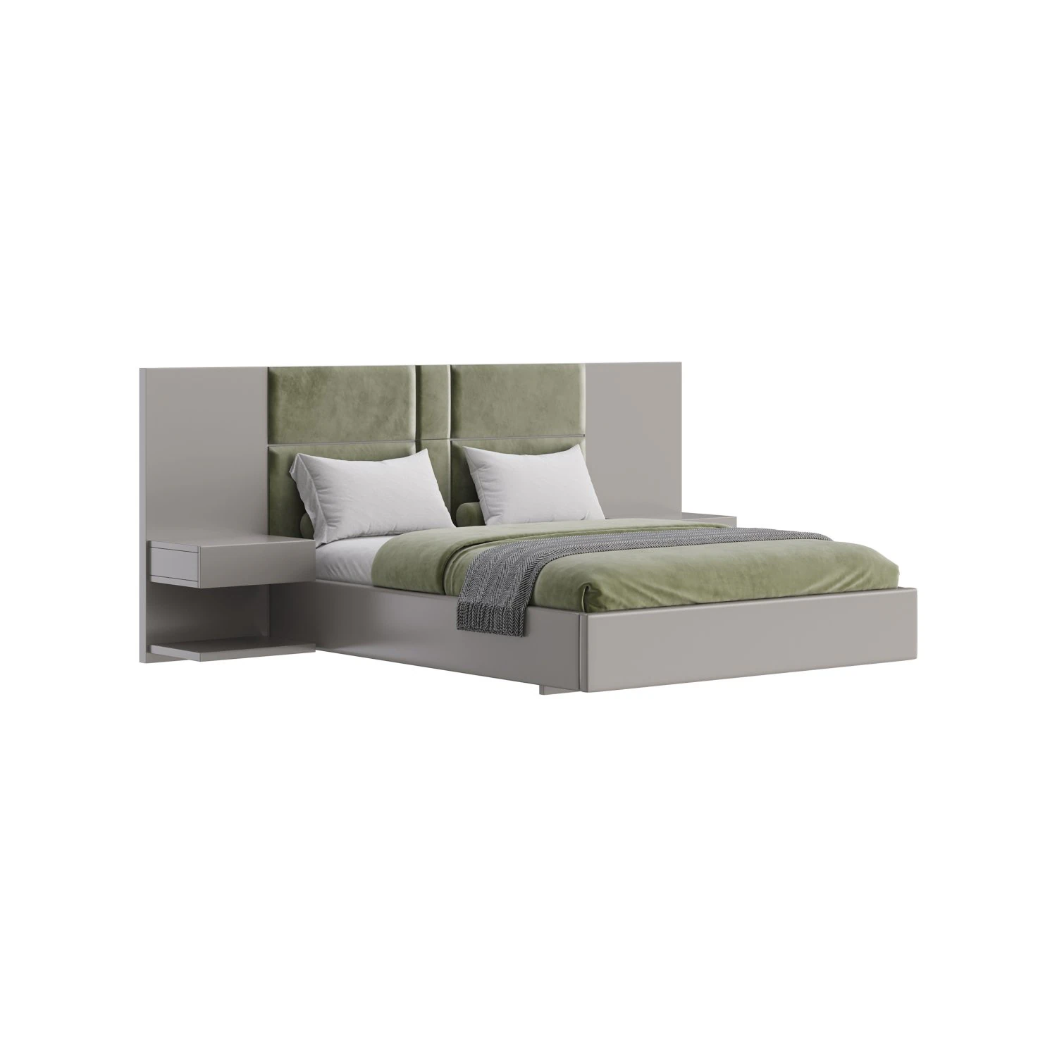 Brave II bed 3D Model .c4d .max .obj .3ds .fbx .stl .blend 